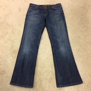 David Kahn Heidi Boot Cut Dark Wash Jeans